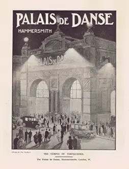 Anzeige für das Palais de Danse in Hammersmith, London aus dem Jahr 1921