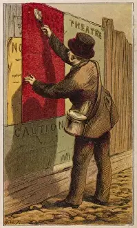 Plakatschaffner / Rechnungsposter 1880