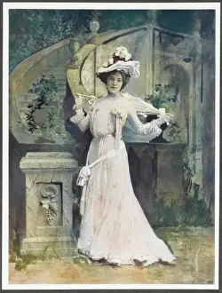 Vintage Music Hall Performer Drucke: Ada Reeve / Floradora