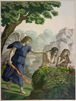 Adam And Eve Expulsion Drucke: Adam & Eve Driven Out