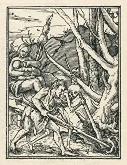 Adam And Eve Artwork Drucke: Adam&eve Doomed to Work