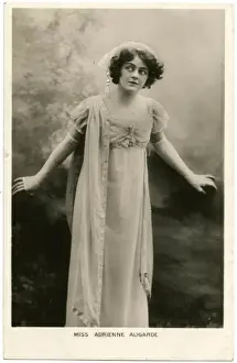 Female Performers 1900s Drucke: Adrienne Augarde