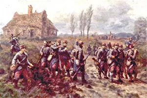 Great War Historical Images Drucke: The Advance Guard