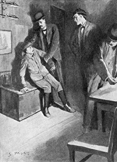 Sherlock Holmes Drucke: Die Abenteuer des schwarzen Peter, Sherlock Holmes.