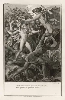 Ancient Greek Battles Drucke: Aeneas in Battle