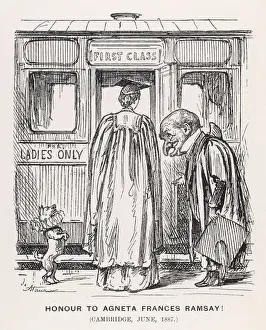 British History Drucke: Agneta Ramsay / Punch 1887