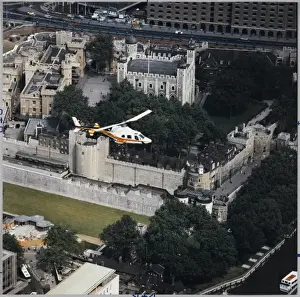 Vintage Helicopter Images Drucke: Air Support Helicopter