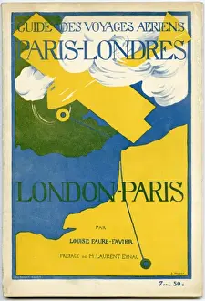 Vintage Flying Machine Drucke: Airline Guide