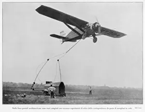 Vintage Airplane Images Drucke: Airmail Project 1930