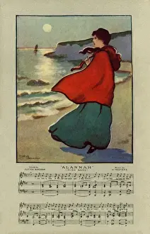 Traditional Irish Music Drucke: Alannah