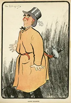 Vintage Entertainment Posters Drucke: Albert Brasseur