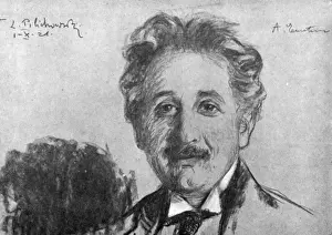 Drucke von Albert Einstein, deutscher Physiker aus Deutschland der 20er Jahre Albert Einstein Drucke: Albert Einstein, deutscher Physiker