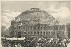 Royal Albert Hall History Drucke: Albert Hall / Iln / Opened