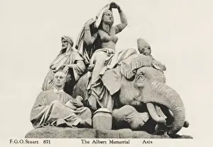 London Monuments And Statues Drucke: The Albert Memorial - Statue Detail (2 of 2)
