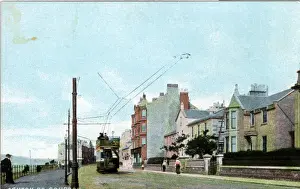 Die Albertstraße in Gourock, Schottland