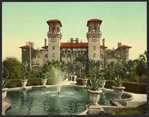 Colour Photochrom Prints Drucke: The Alcazar, St. Augustine, Florida