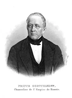 Historical Figure Russia Drucke: Aleksandr Gorchakov