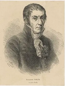 18th Century Scientist Drucke: Alessandro Volta