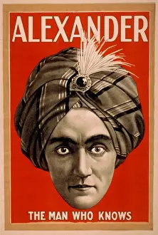 Drucke von Alexander der Mann, der weiß, Datum 19- Film und Filmplakate: Der Mann Alexander der Weisheitssage