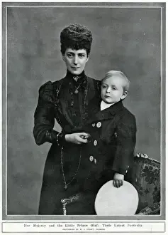 British Royalty History Drucke: Alexandra / Olaf Stuart