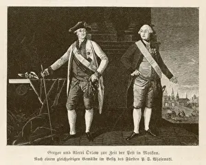 Drucke von Alexander und Gregor Orlov Graf Gregor (1734-1783), General und Staatsmann Alexander (1737-1808), Militärkommandant Politik Drucke: Alexei und Gregory Orlow