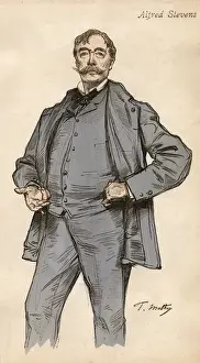 Belgian Portrait Painter Drucke: Alfred Stevens