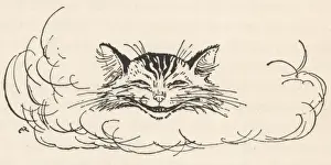 Kitty ist im Wolkenkopf von Alice