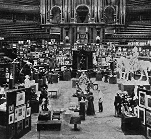 Royal Albert Hall History Drucke: Allied Artists Show 1908
