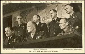 D-DAY Drucke: Befehlshaber der Alliierten am D-Tag