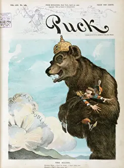 Puck Magazine Art Drucke: The alllies