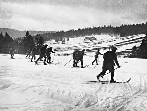World War 1 Soldier Uniforms Drucke: Alpine troops WWI
