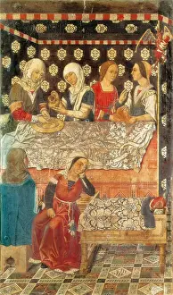 Nativity Scene In Art History Drucke: Altarpiece of Saint Stephen