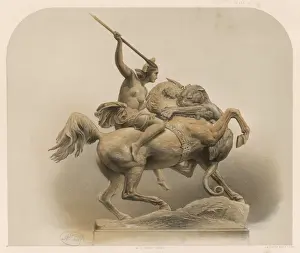 Die Skulptur von Amazonen