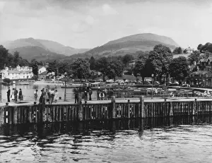 English Lakes Photography Drucke: Ambleside Pier