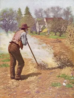 Farming History Drucke: American Farmer Spring