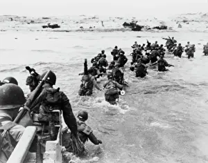 D-DAY Drucke: Amerikaner landen am D-Days