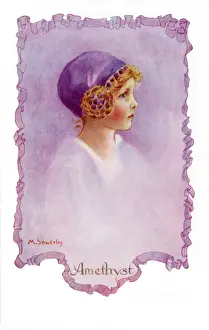 Violett amethystein von Millicent Sowerby