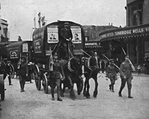 London Bridge Station History Drucke: Ammunition waggons