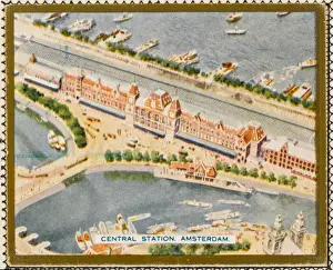 Train Stations In Europe Drucke: Amsterdam Station