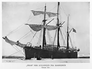 South Pole Expedition Drucke: AMUNDSEN / THE FRAM