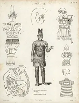 Military Historical Artifacts Drucke: Ancient armor