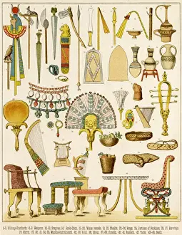 Daily Life In Ancient Egypt Drucke: Ancient Egyptian objects