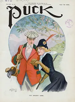 Vintage Golf Illustration Drucke: The ancient game