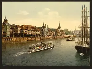 Exposition Universelle Drucke: Ancient Paris, Exposition Universal, 1900, Paris, France