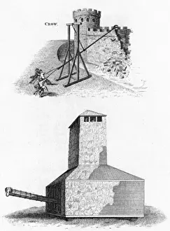 Medieval Siege Warfare Drucke: Ancient siege weapons in action