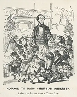 Famous Writers UK Drucke: Andersen in England 1857