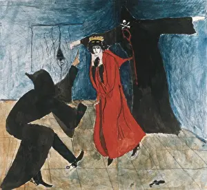Historical Russian Paintings Drucke: Andrej Belij drawing