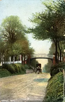 Bildhauerei Drucke: Brücke von Angel, Sutton, Surrey
