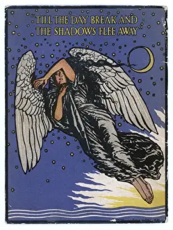 Mary Evans Prints Collection Drucke: Angel of Shadows