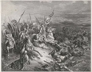 Biblical Battle Scenes Drucke: Angels in Battle